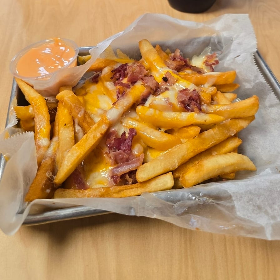 Nate's Bacon Cheddar Fries.