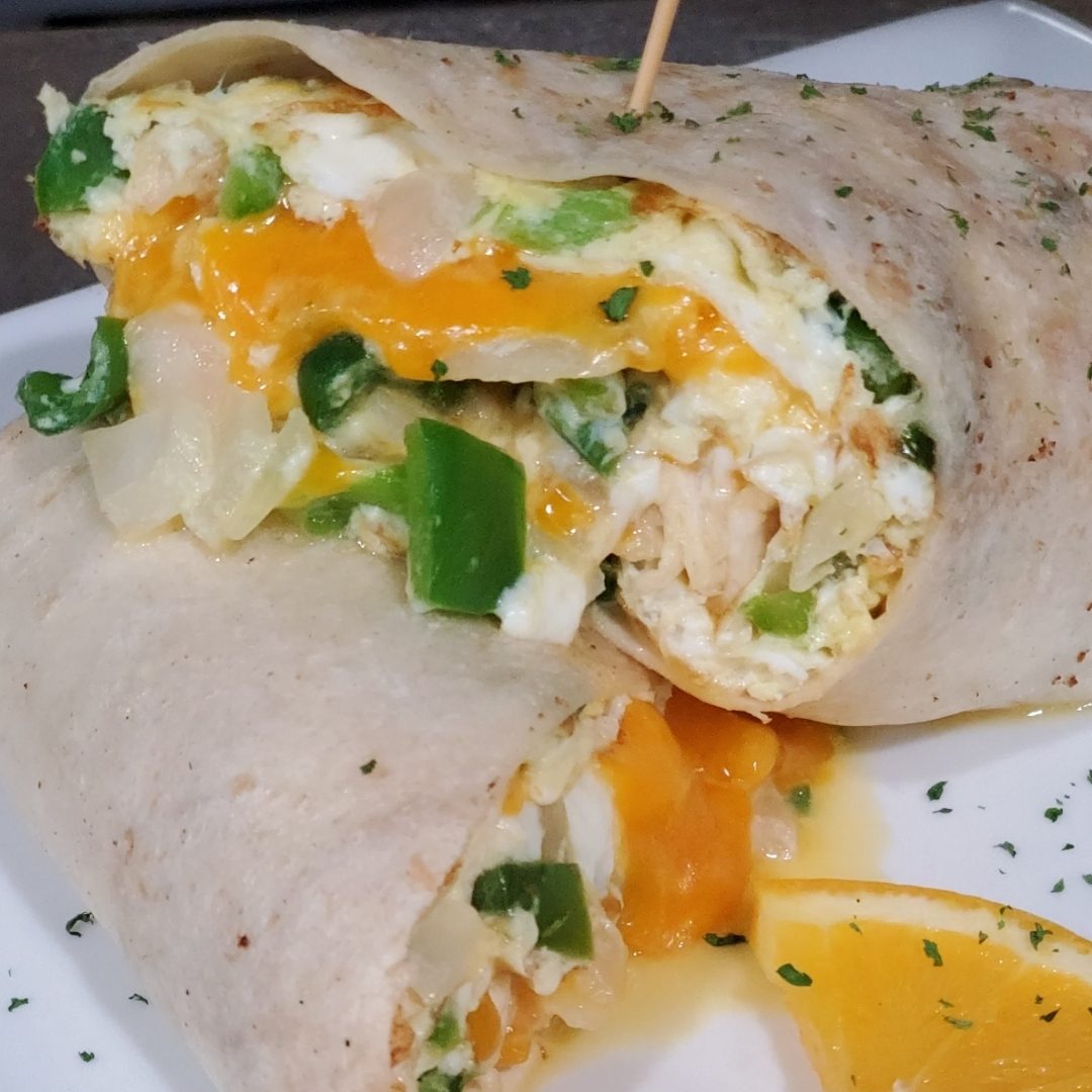 Pepper and Egg Wrap.