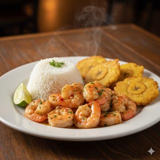 Camarones Al Ajillo/Shrimp In Garlic Sauce 