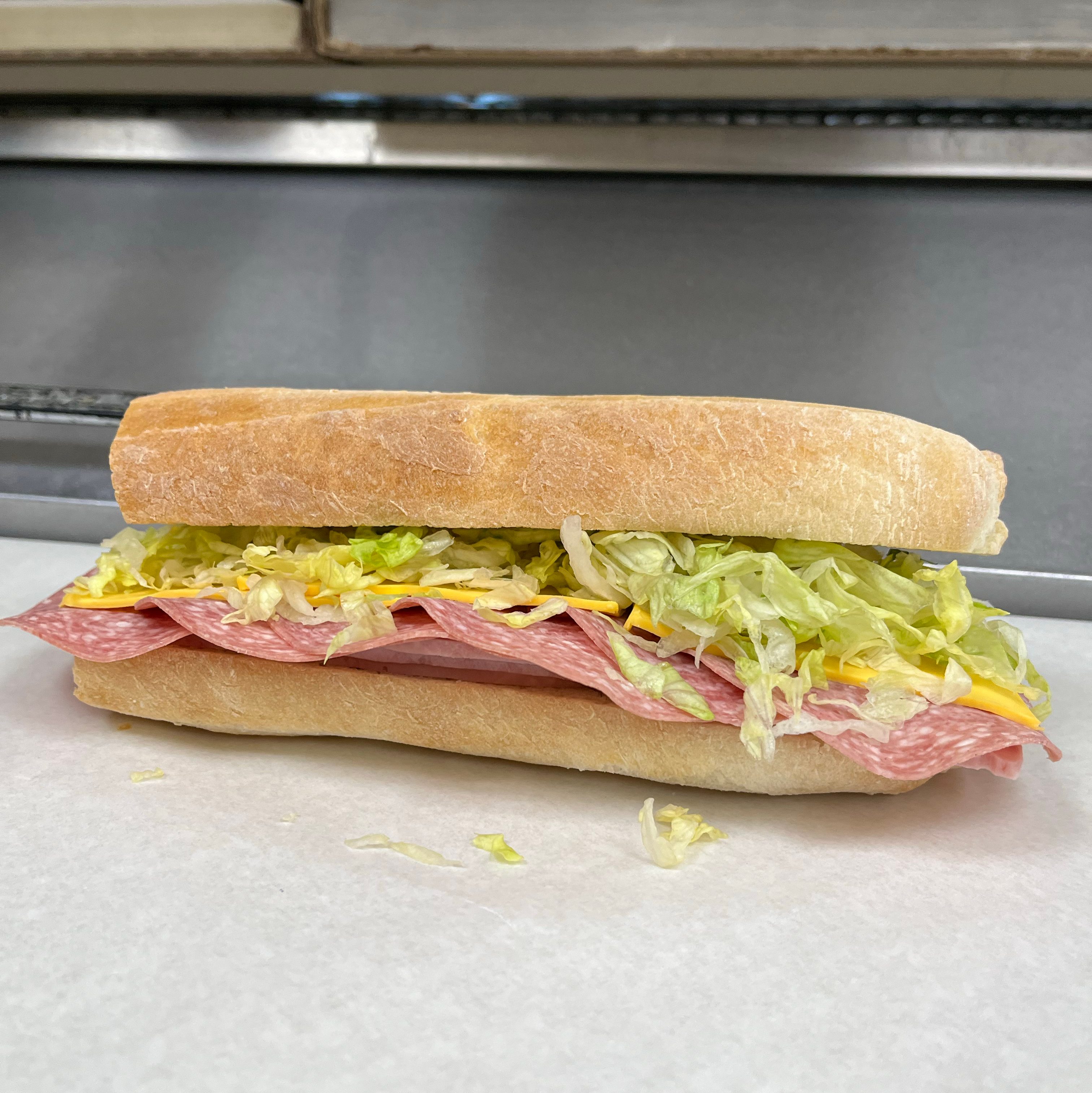 1/2 Torpedo Deluxe Sandwich.