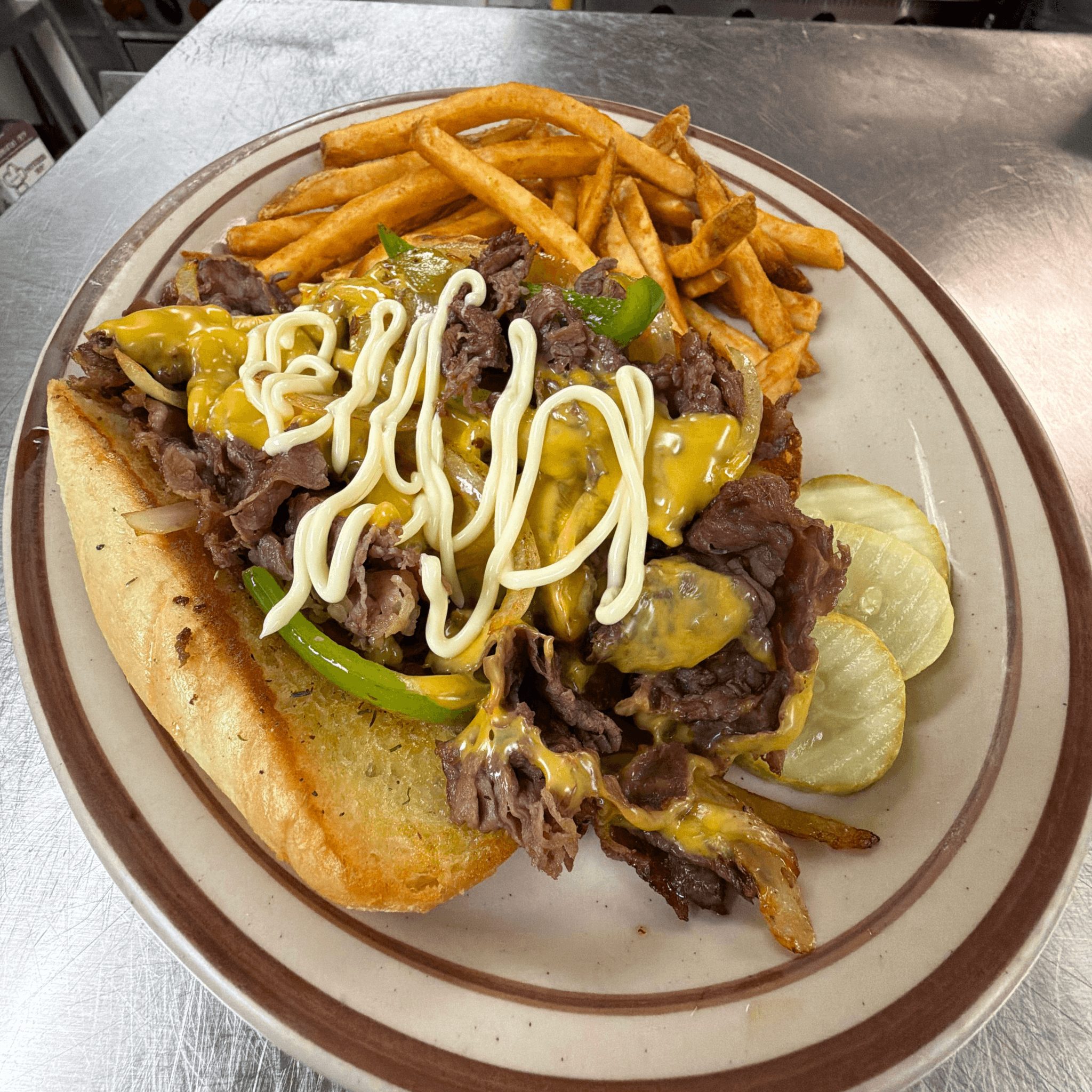 Philly Steak Sandwich.