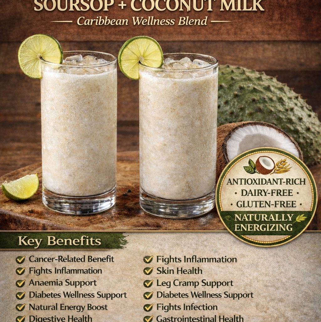 Soursop Coconut Punch.