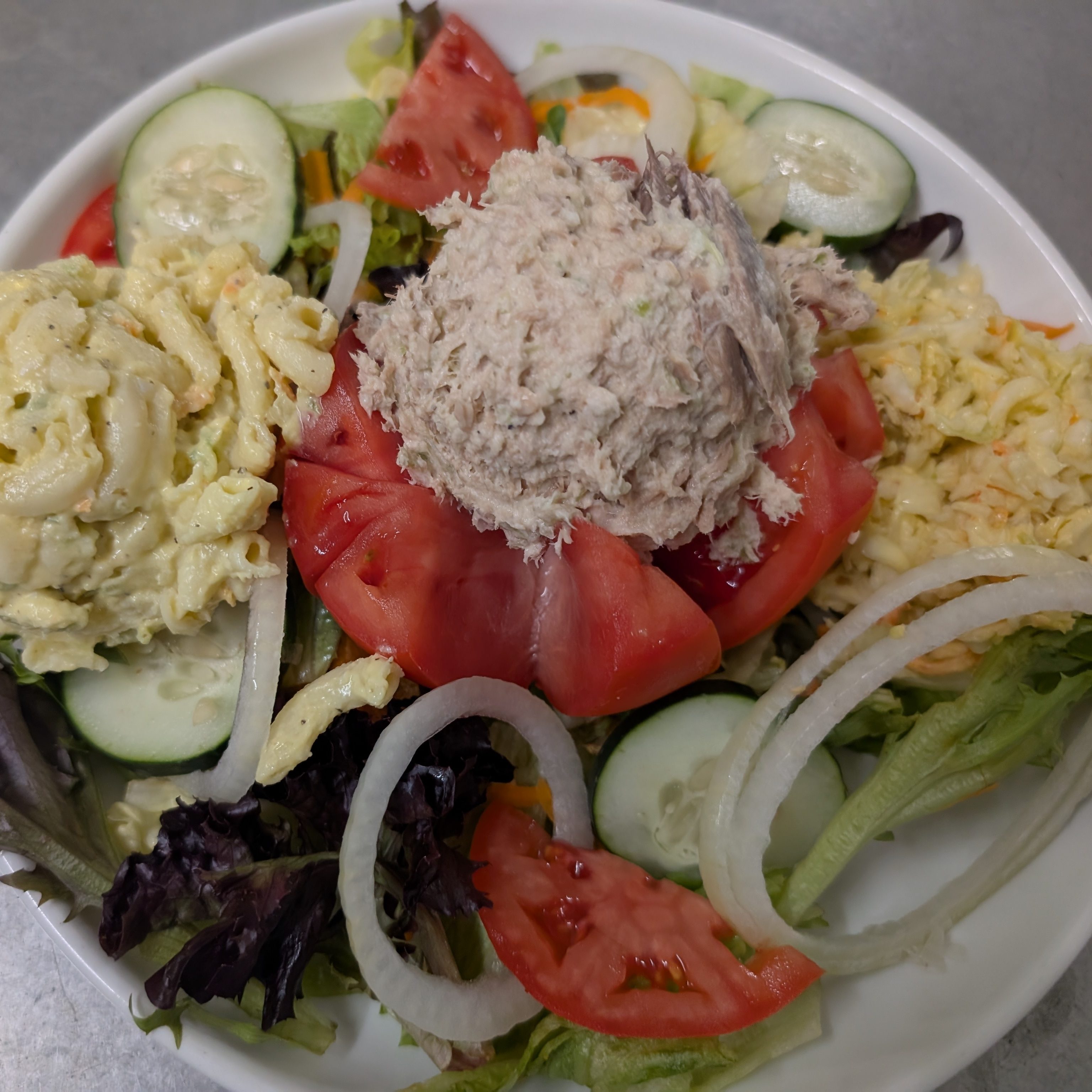 Tuna Fish Salad Platter.