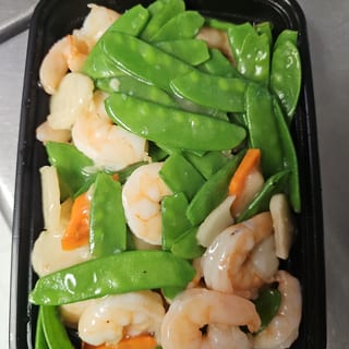 145. Shrimp or Fish with Peapods