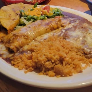 Beef Taco, Cheese Enchilada Combo