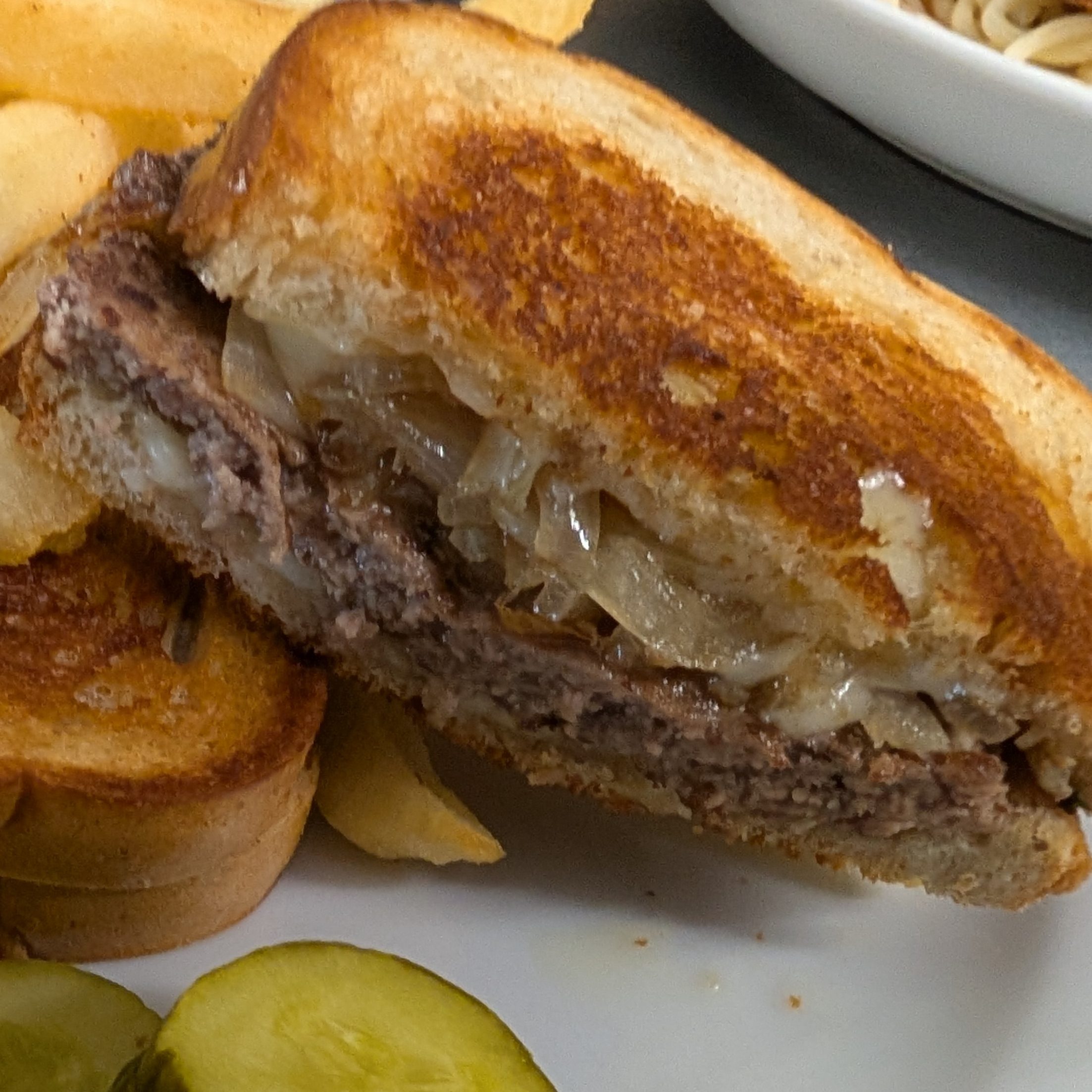 Classic Patty Melt Sandwich.