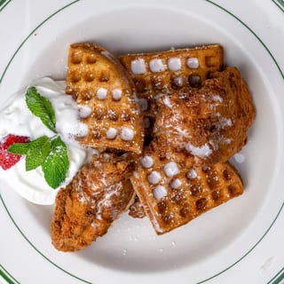 “The Bird” & Waffles