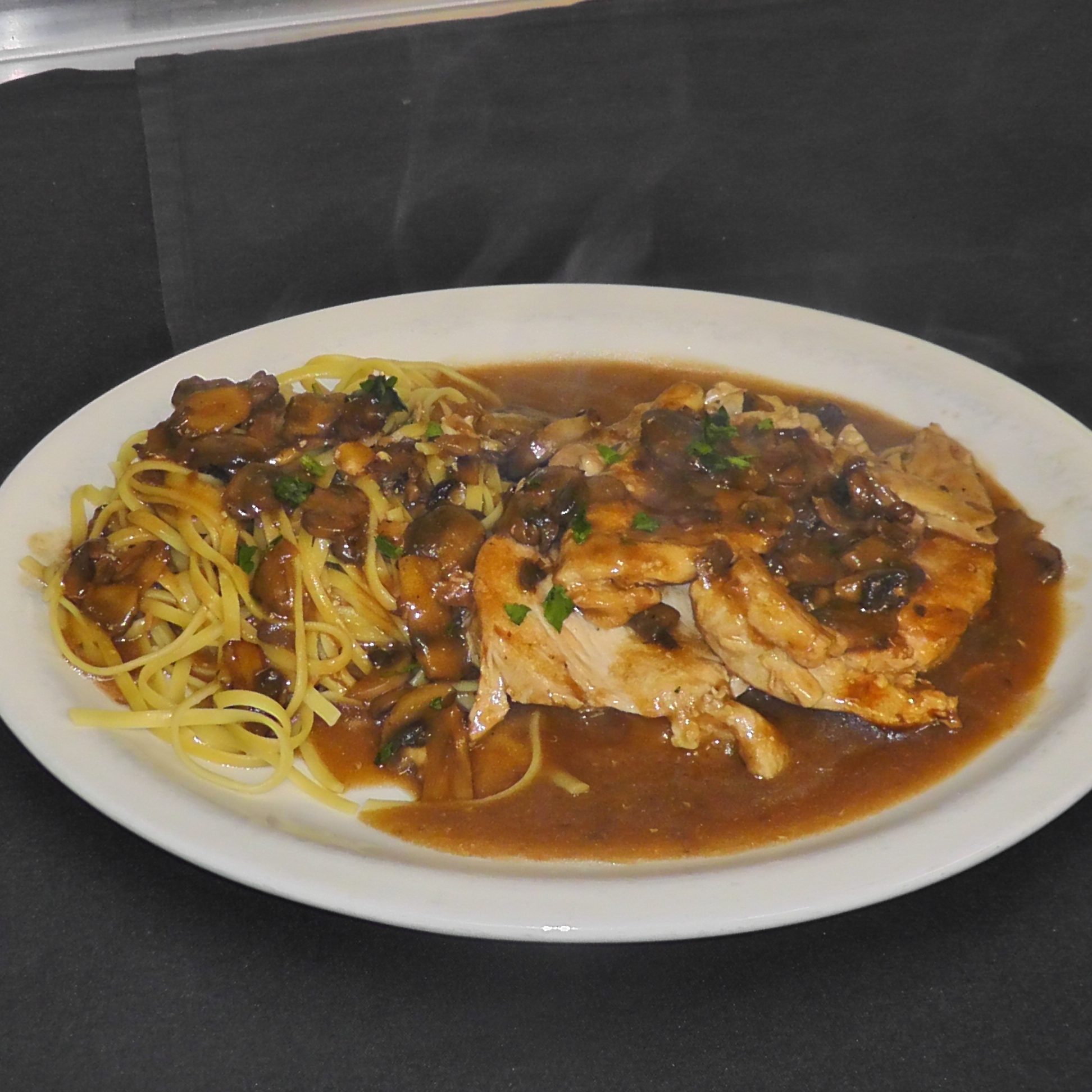 Chicken Marsala.