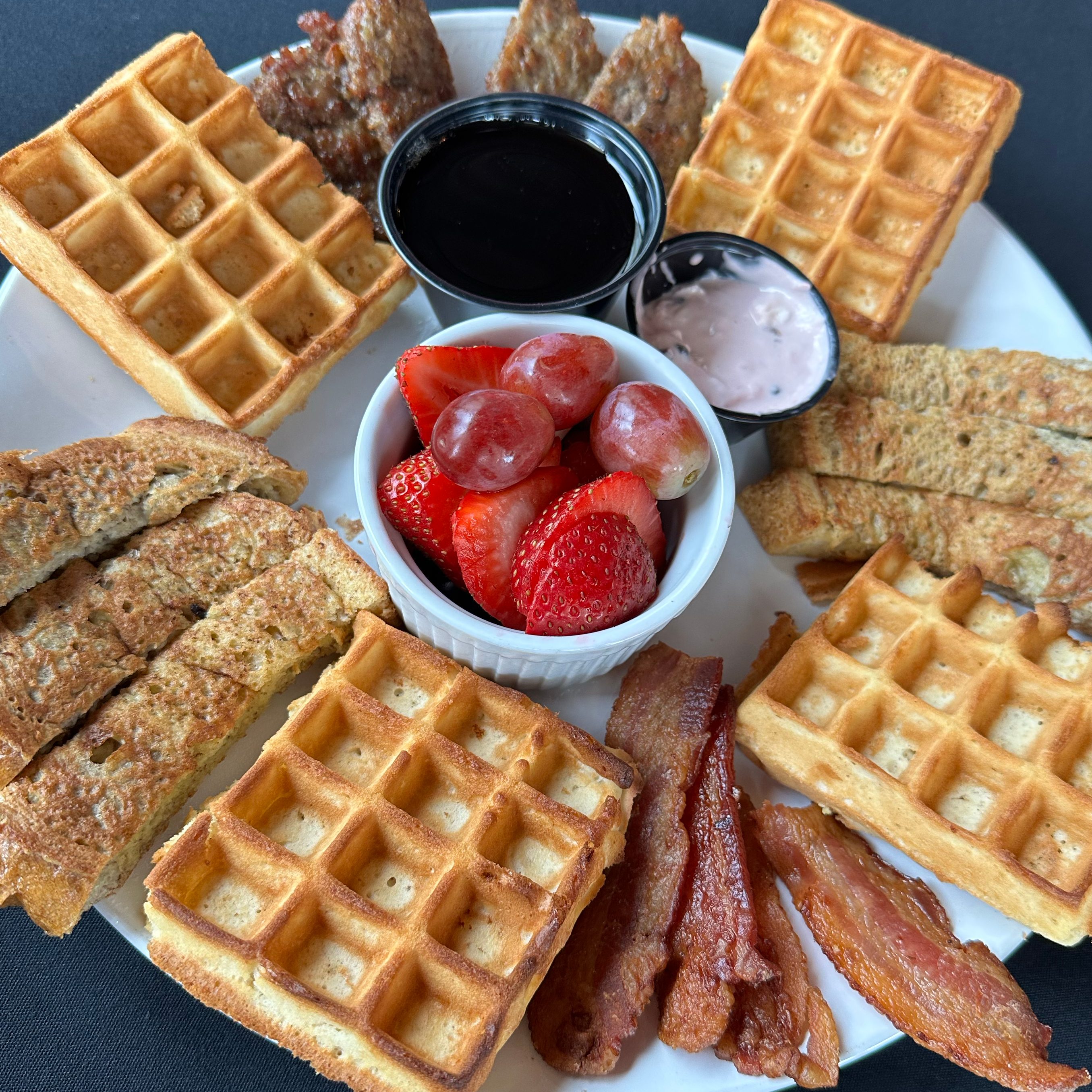 Breakfast Dipping Plate.