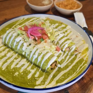 Enchiladas w/Rice & Beans