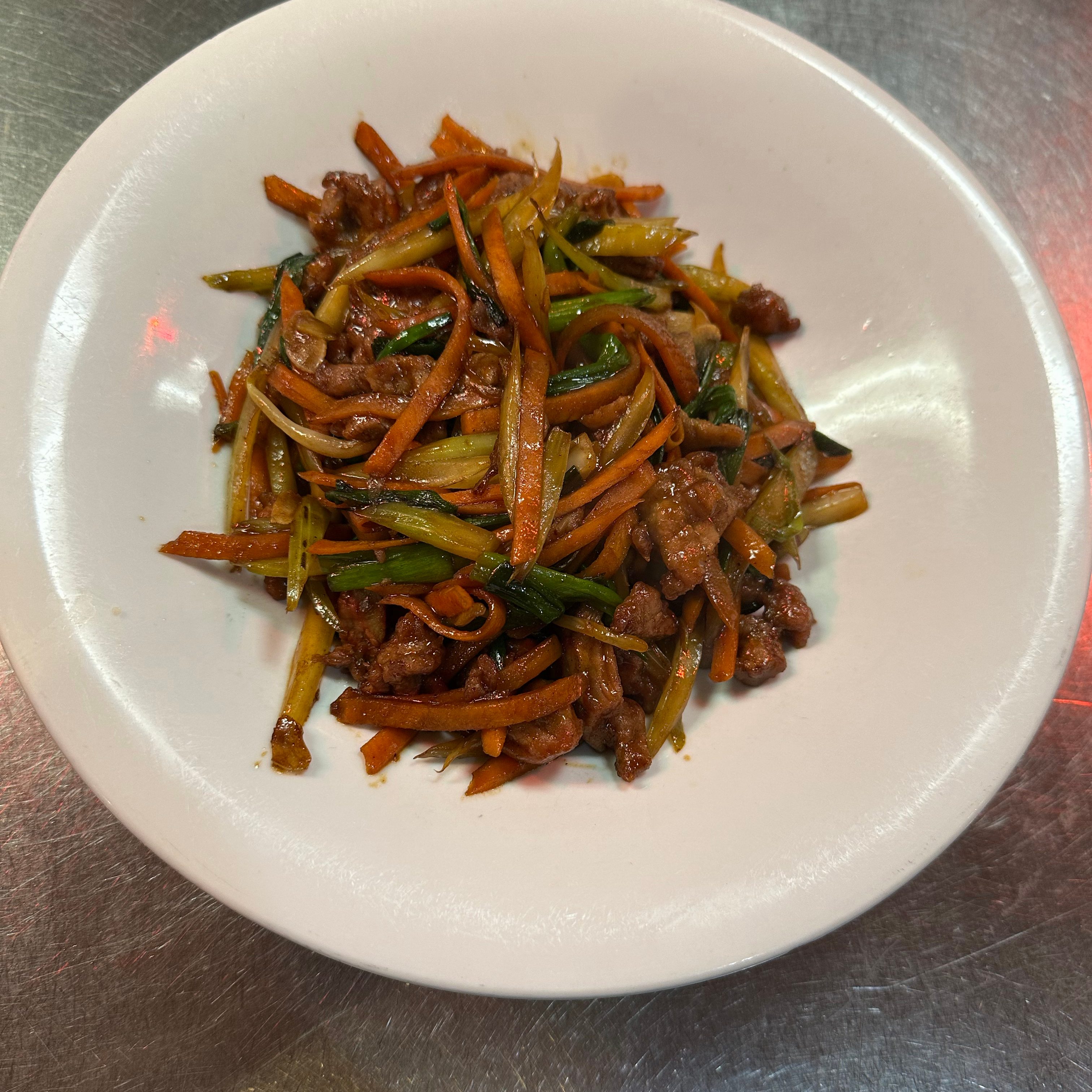 Sichuan Stir Fry Dinner.