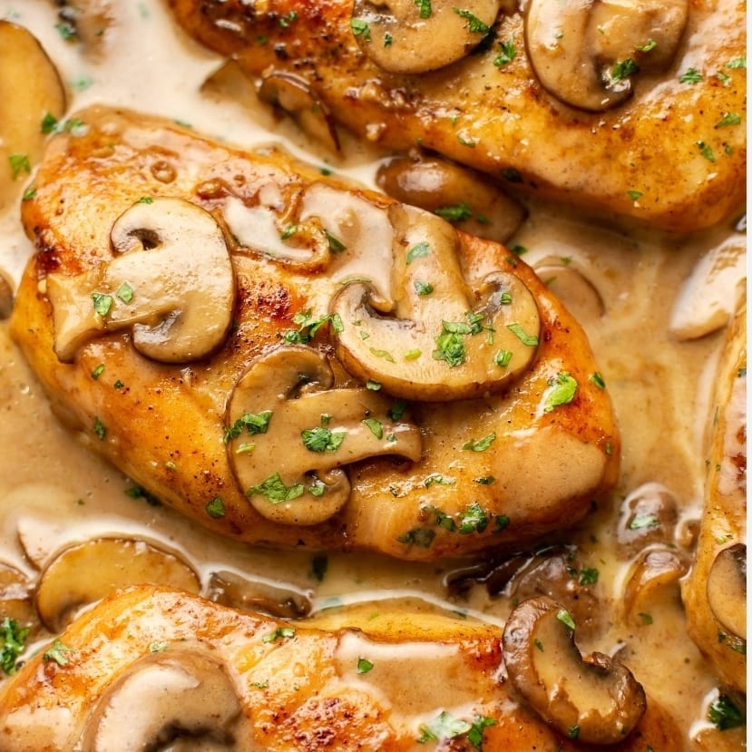 Chicken Marsala.