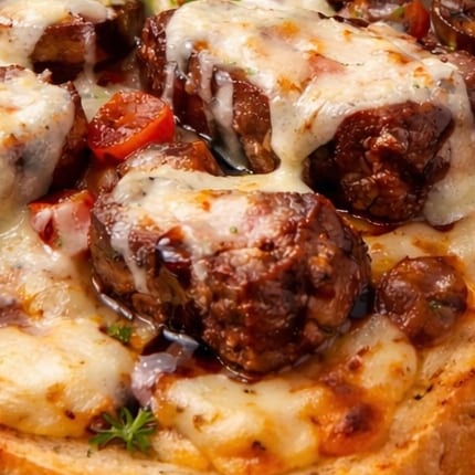 Filet Mignon Flatbread.