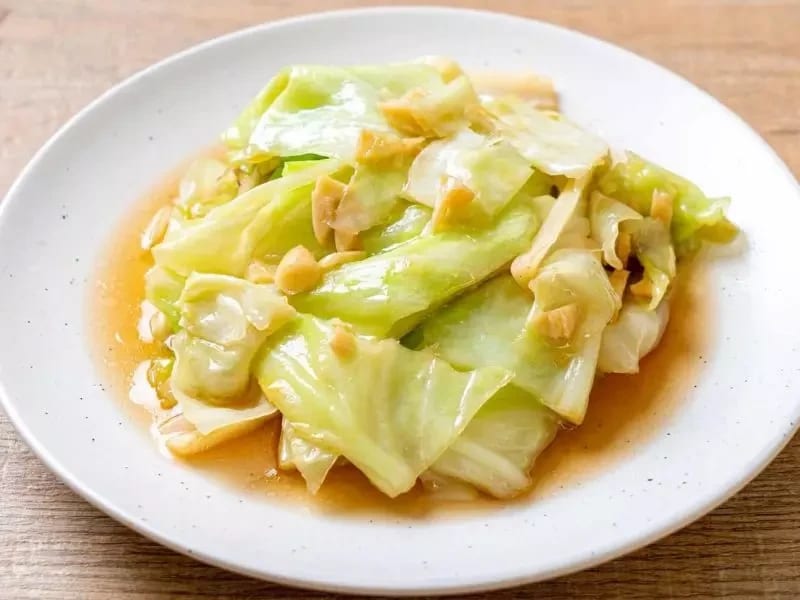 Stir Fried Cabbage with your choice of Protein.