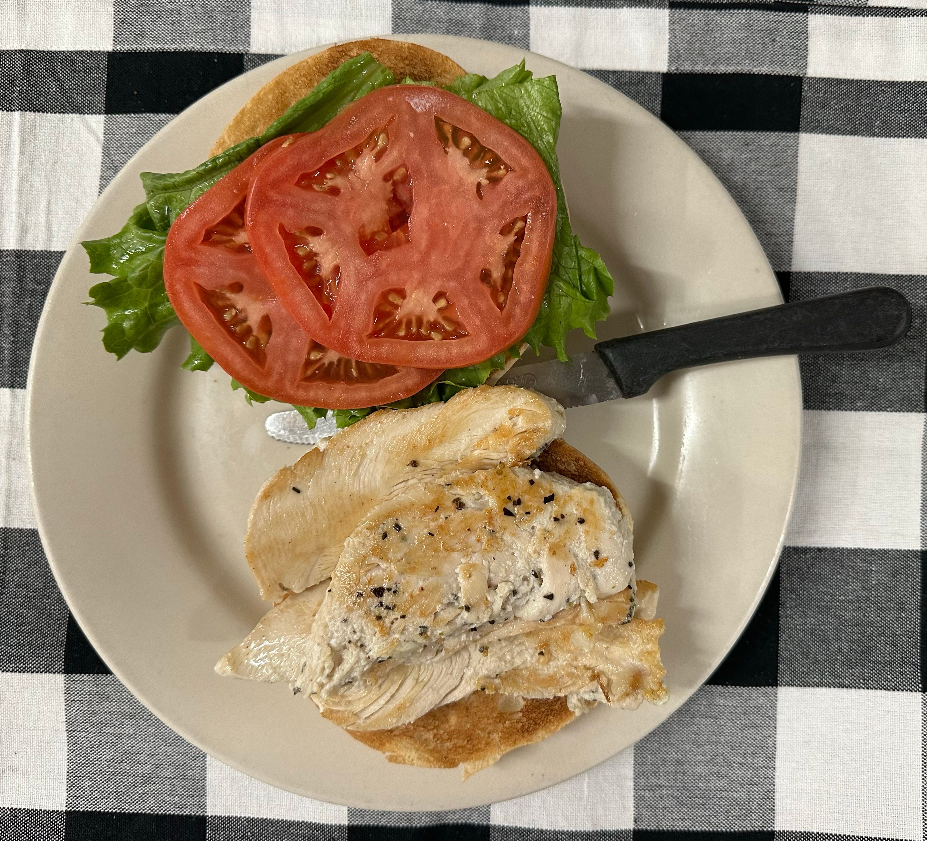 Chicken Breast Sandwich.