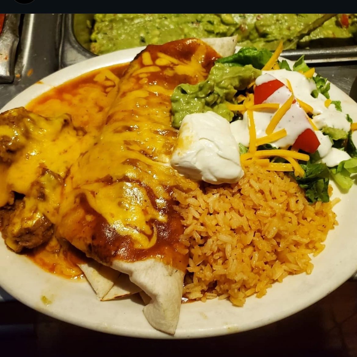 Carne Asada Macho Burrito.