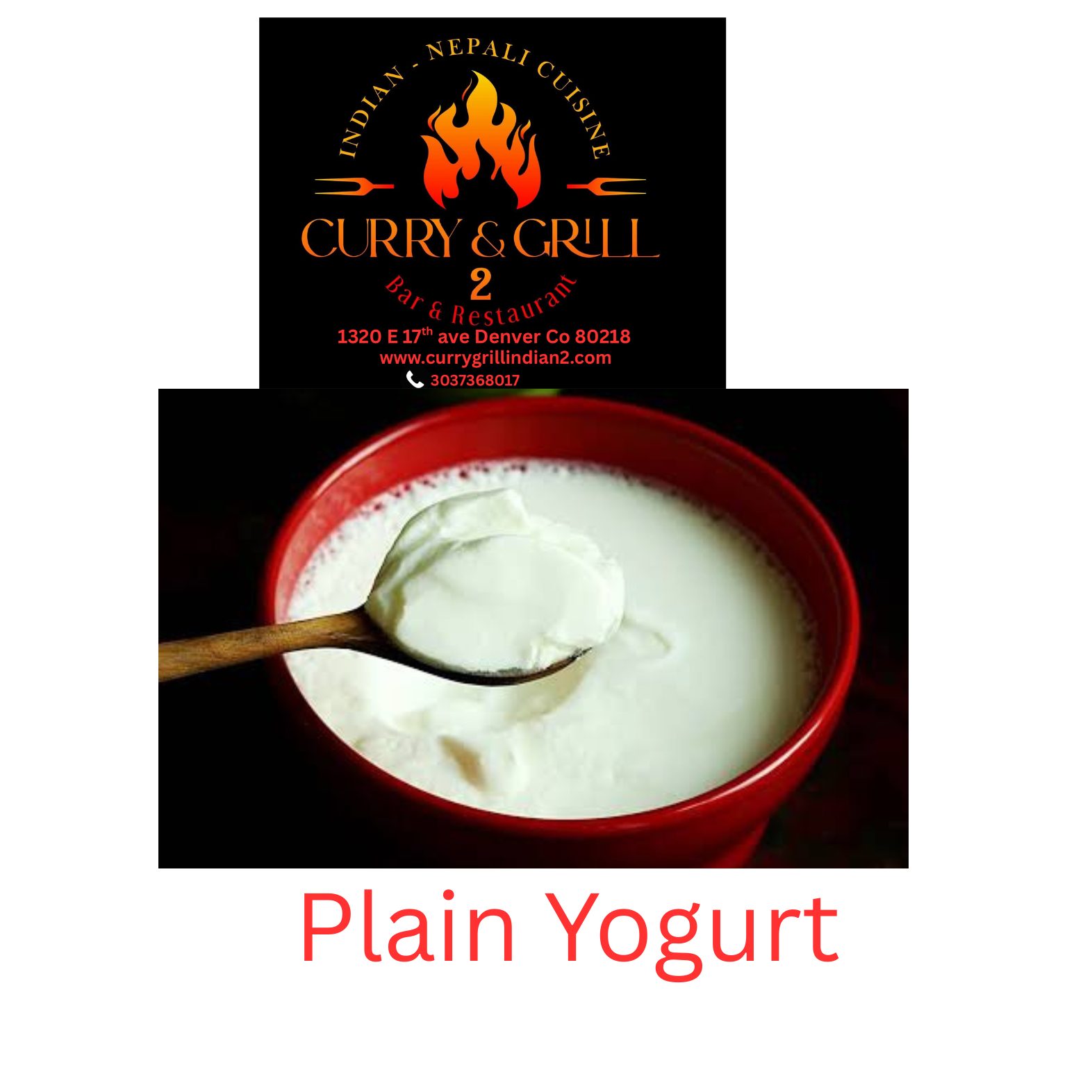 Plain Yogurt.