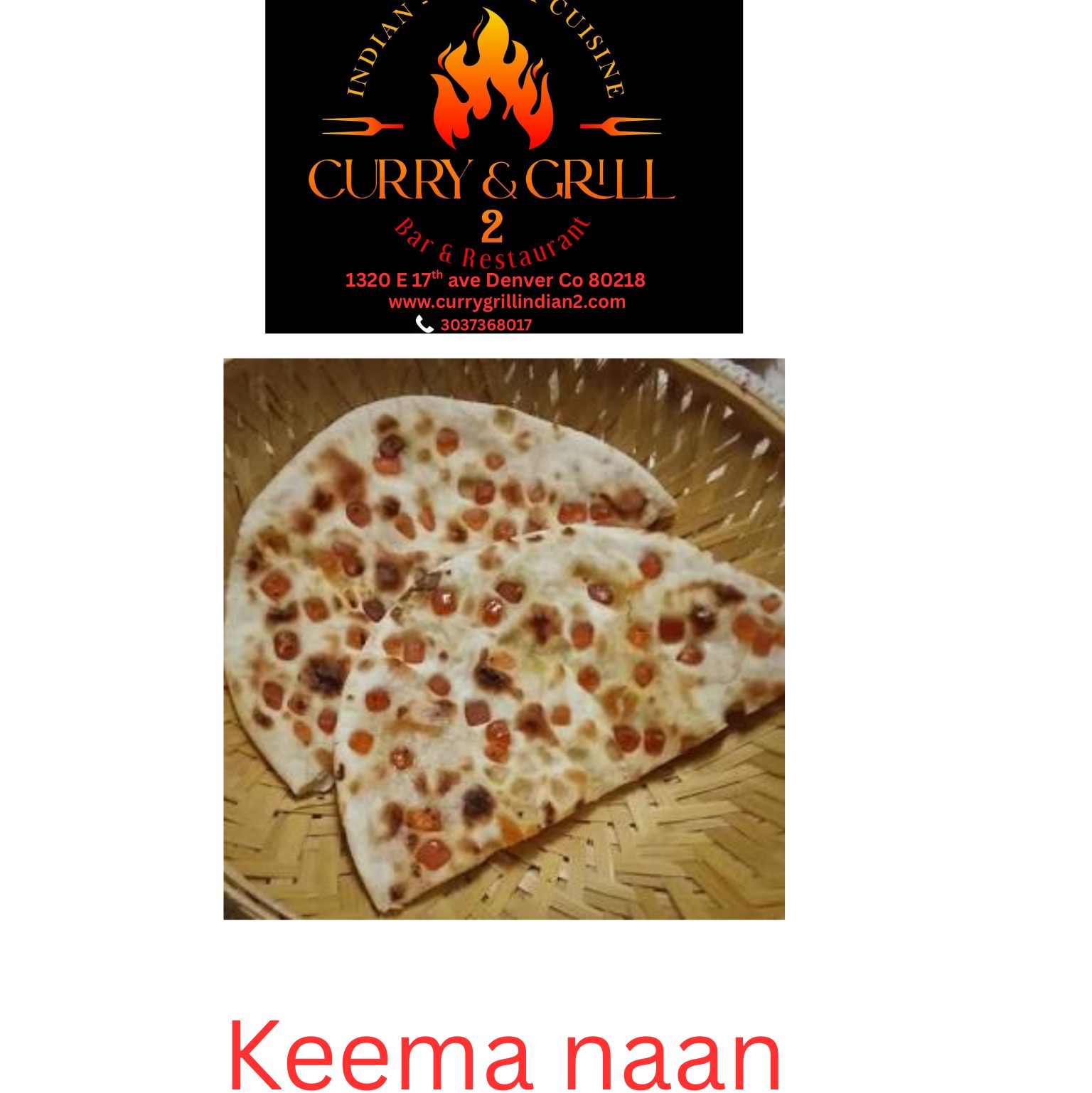 Keema Naan.