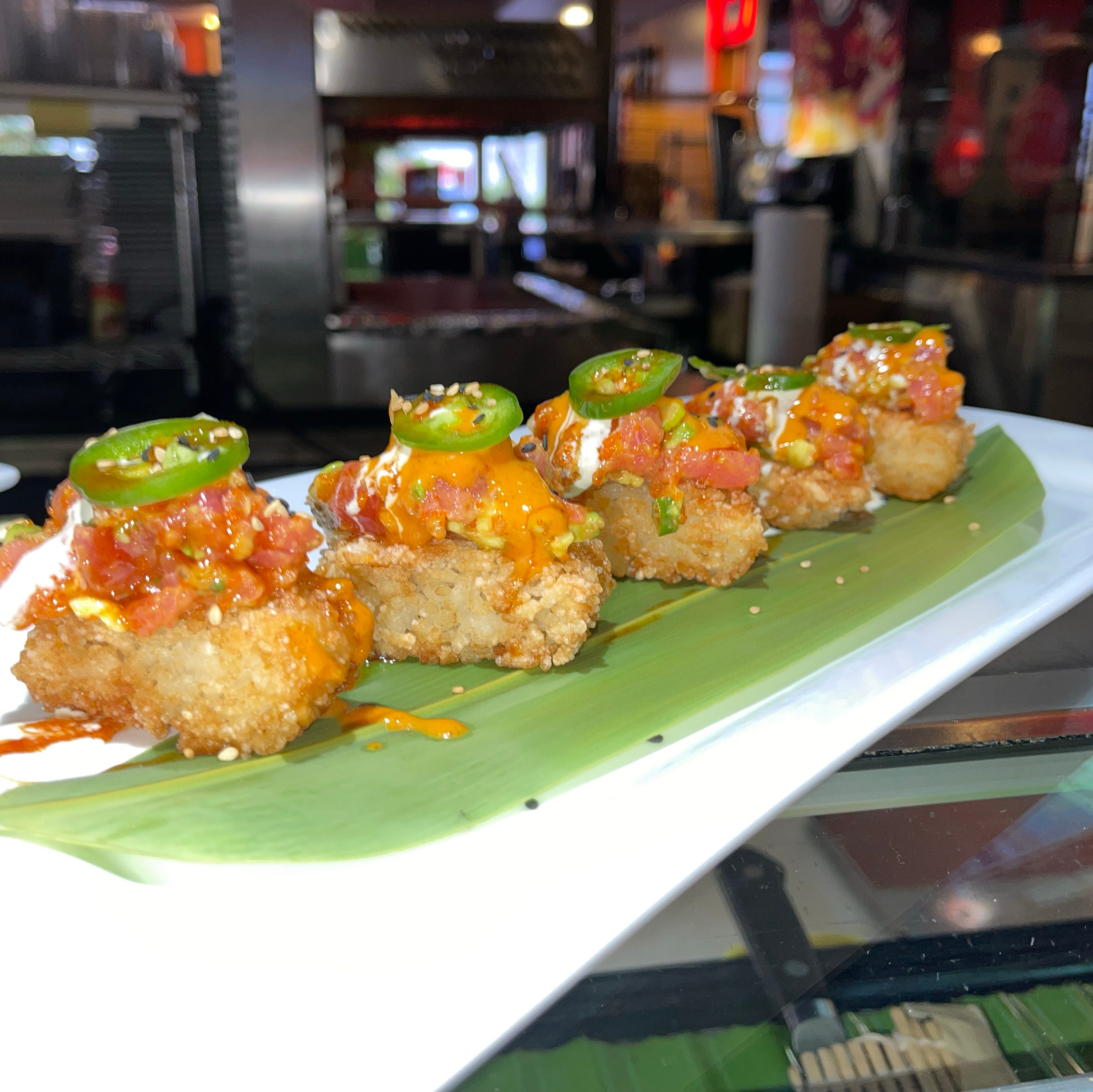 Spicy Tuna Rice Crispies (NEW).