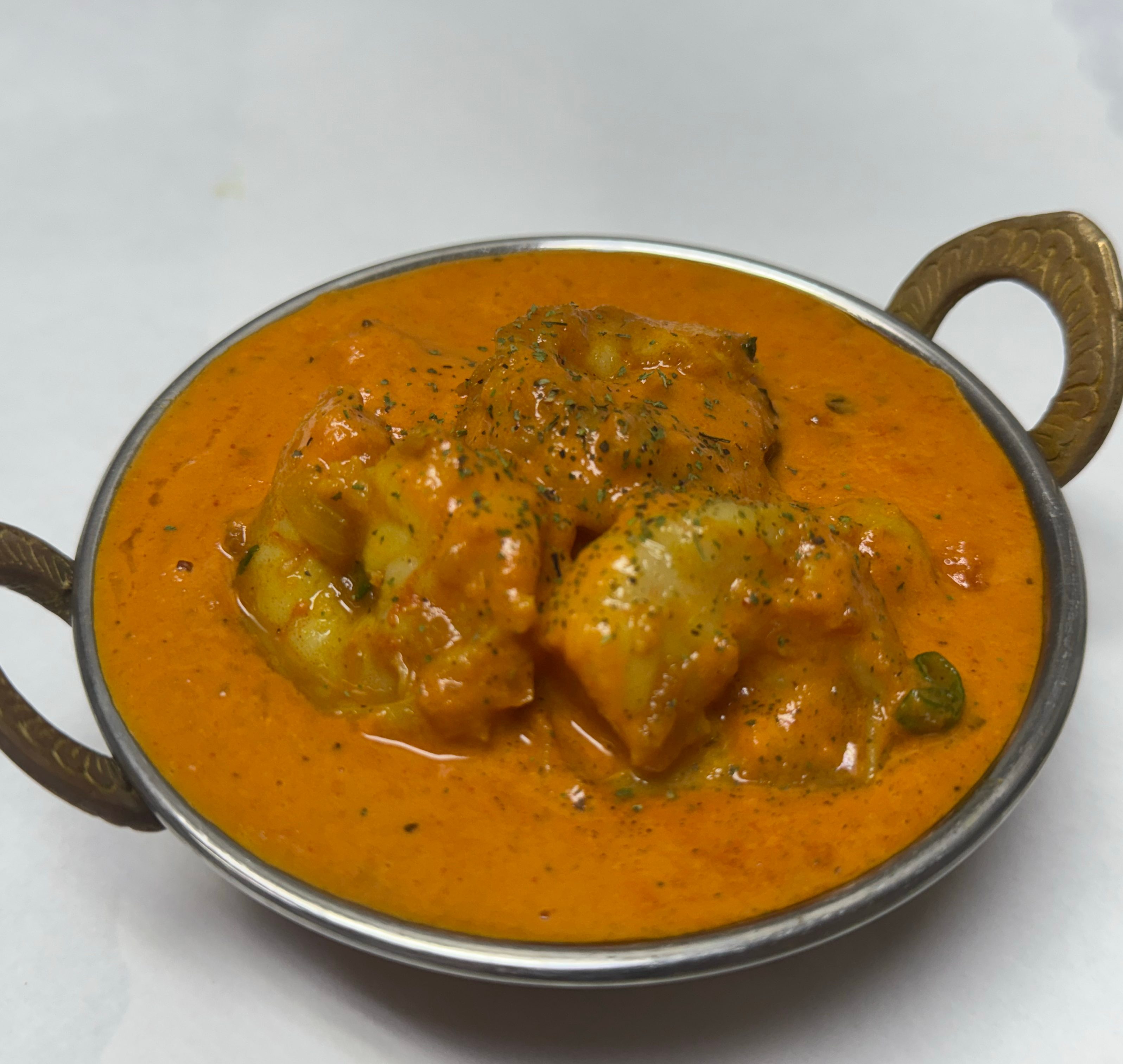 Shrimp Tikka Masala.