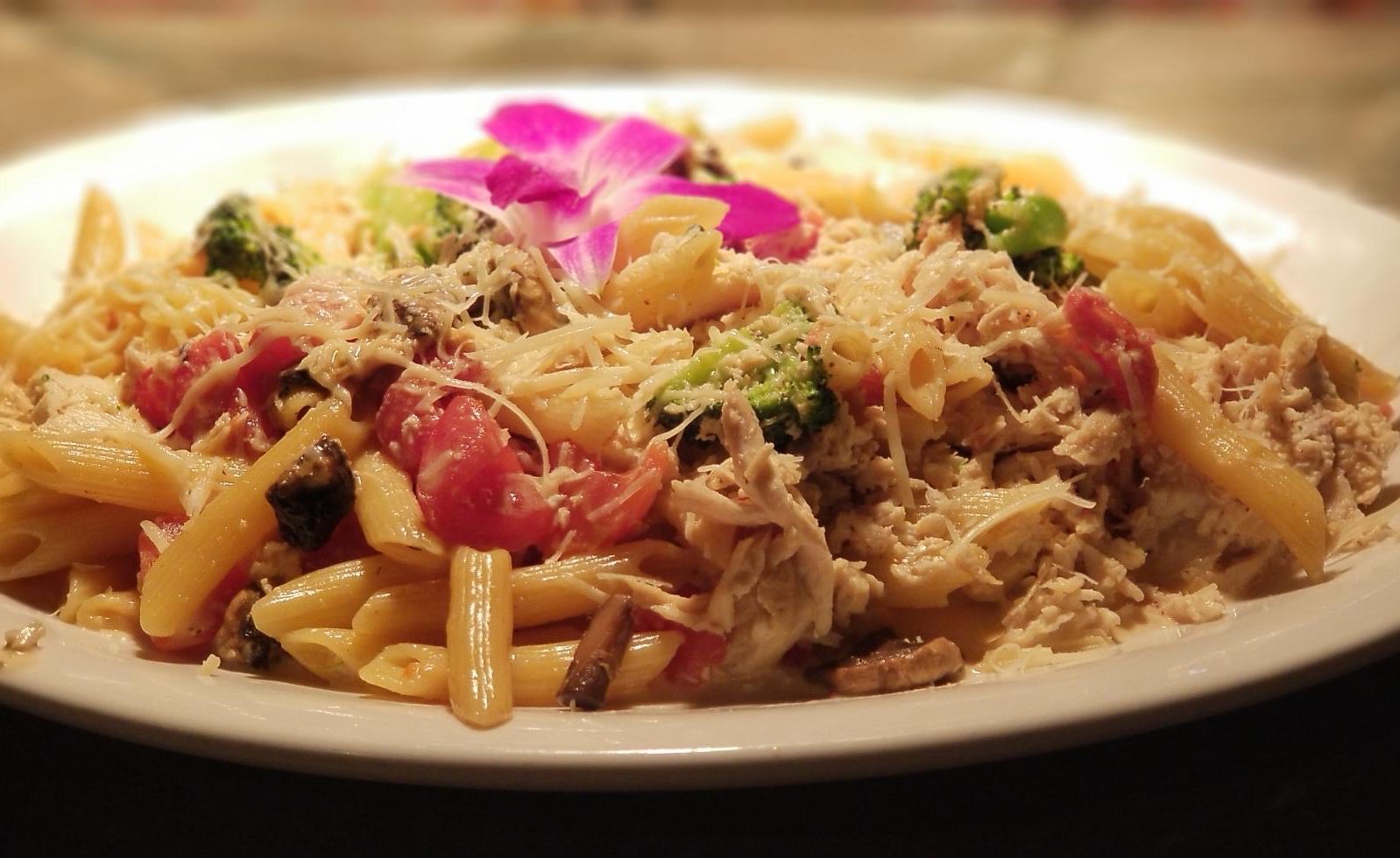 Cruz Bay Penne Pasta.