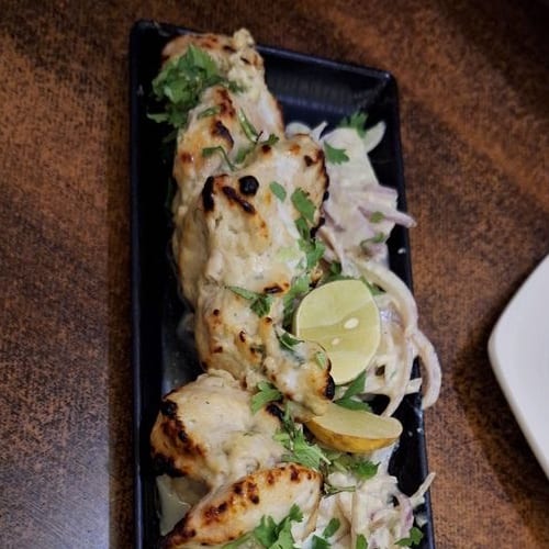 Chilli Cheese Chicken Tikka.