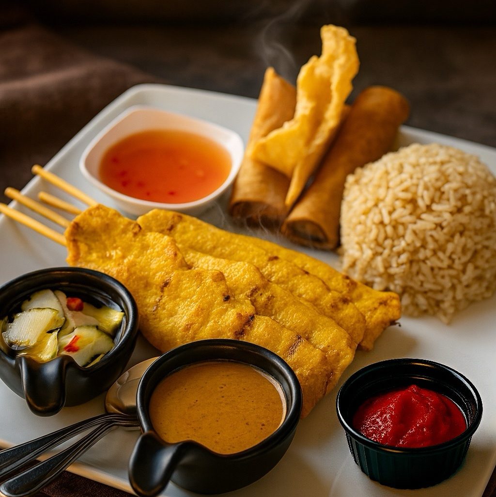 Sc - chicken satay.