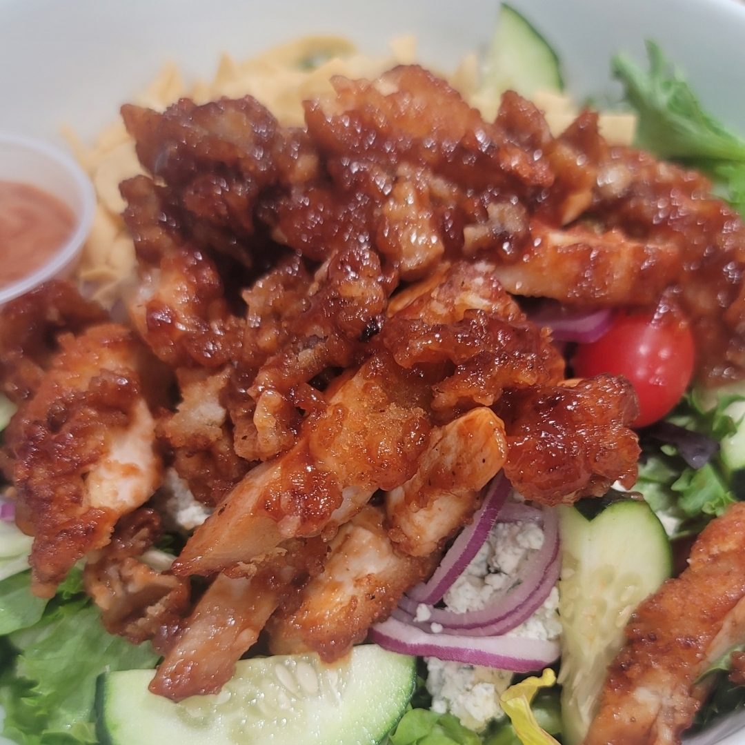 Crispy Buffalo Chicken Salad.