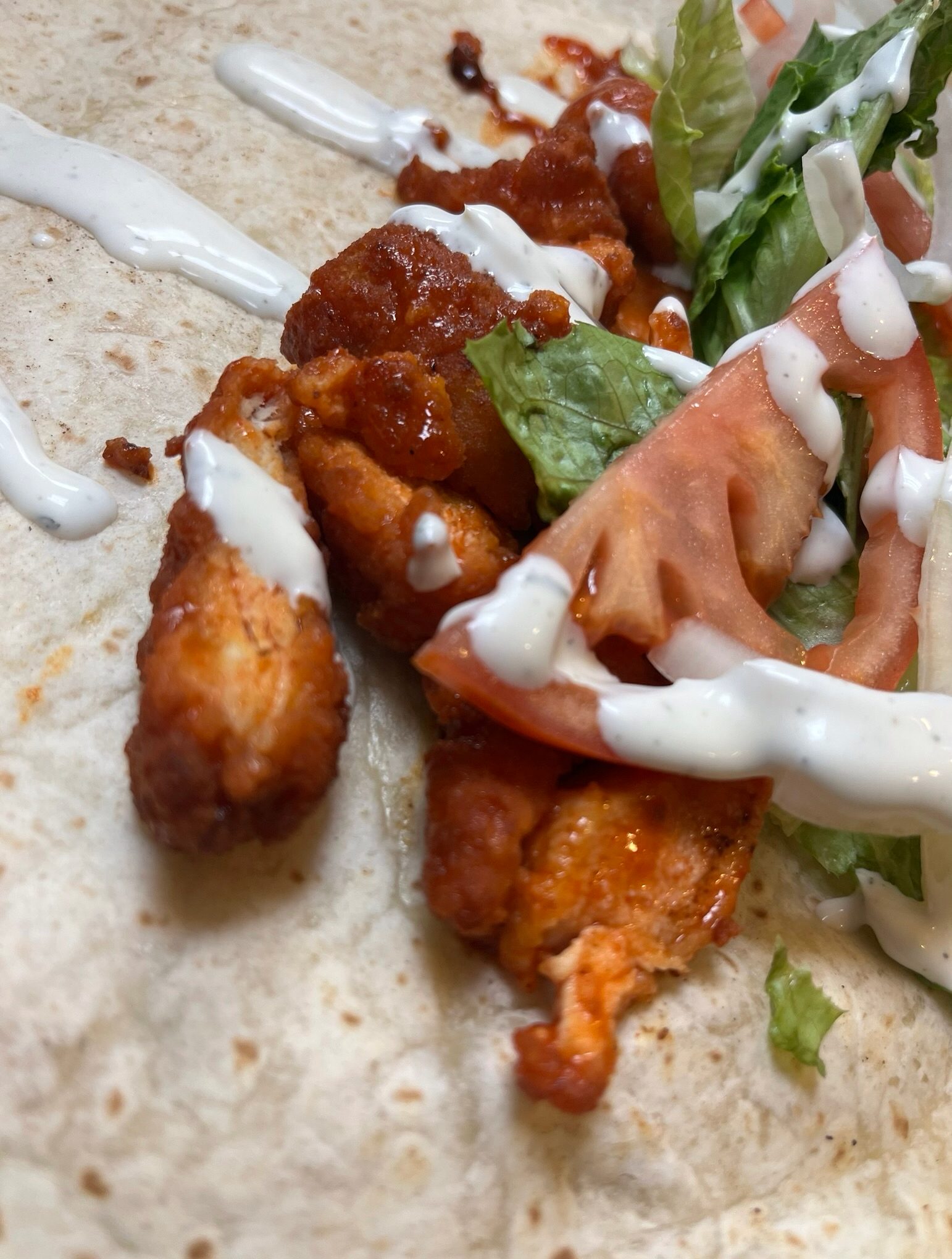Buffalo Chicken Wrap.