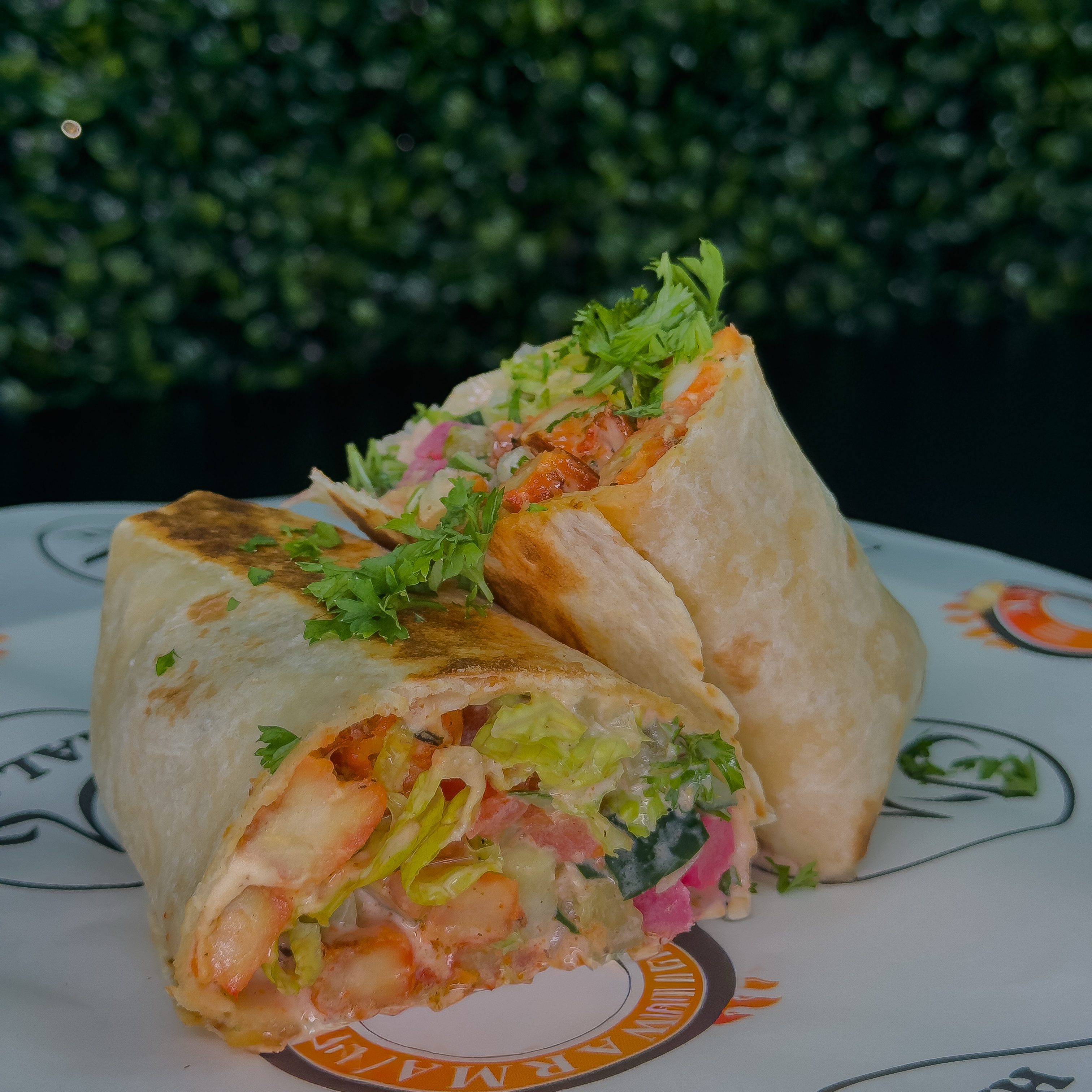 Grilled Shrimp Wrap.