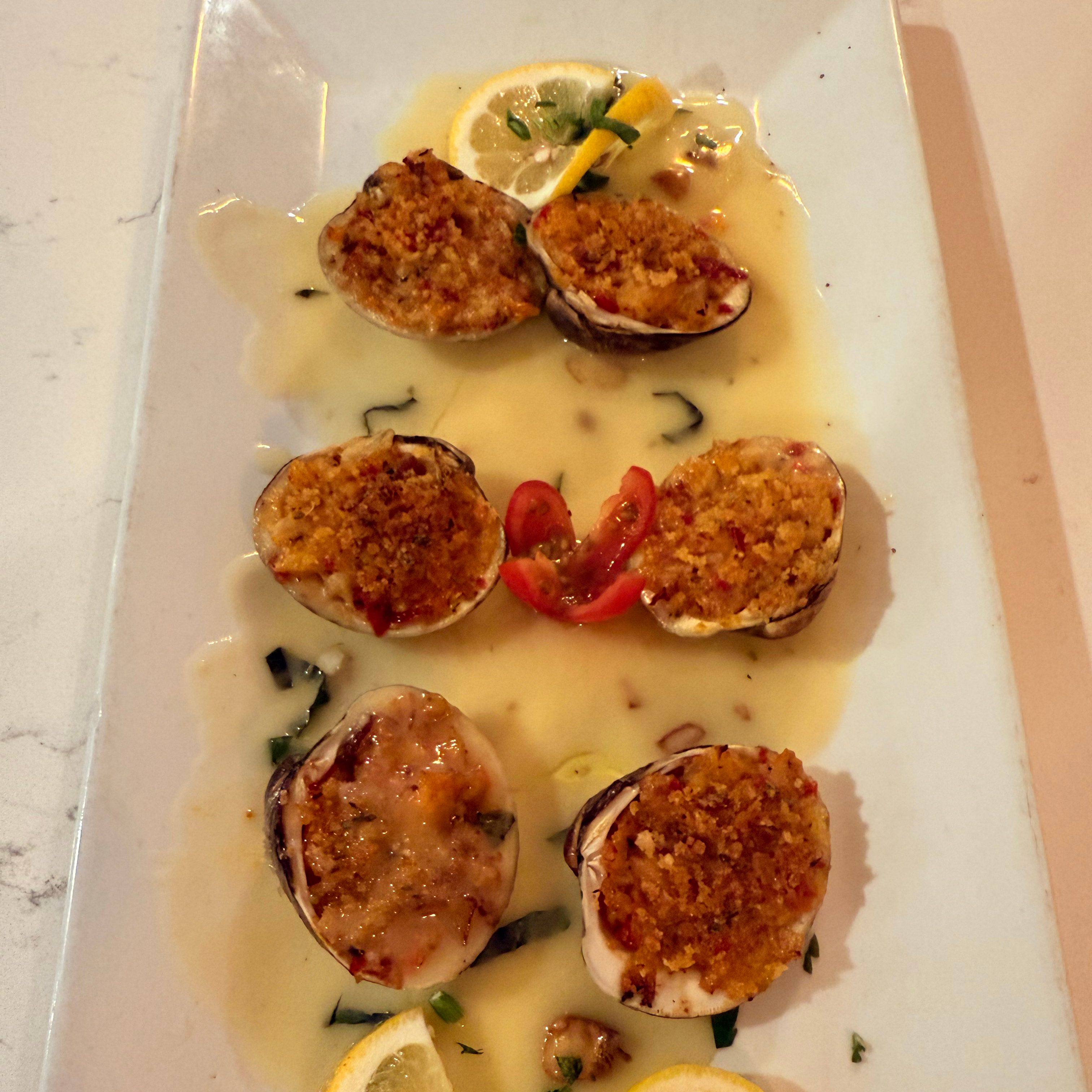 Baked Clams.