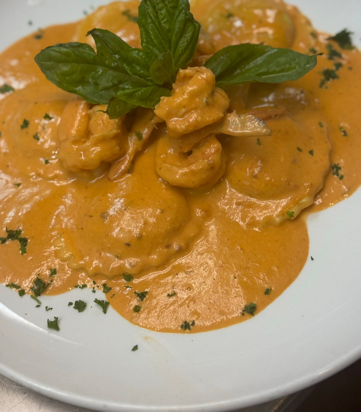 Ravioli Alla Vodka.