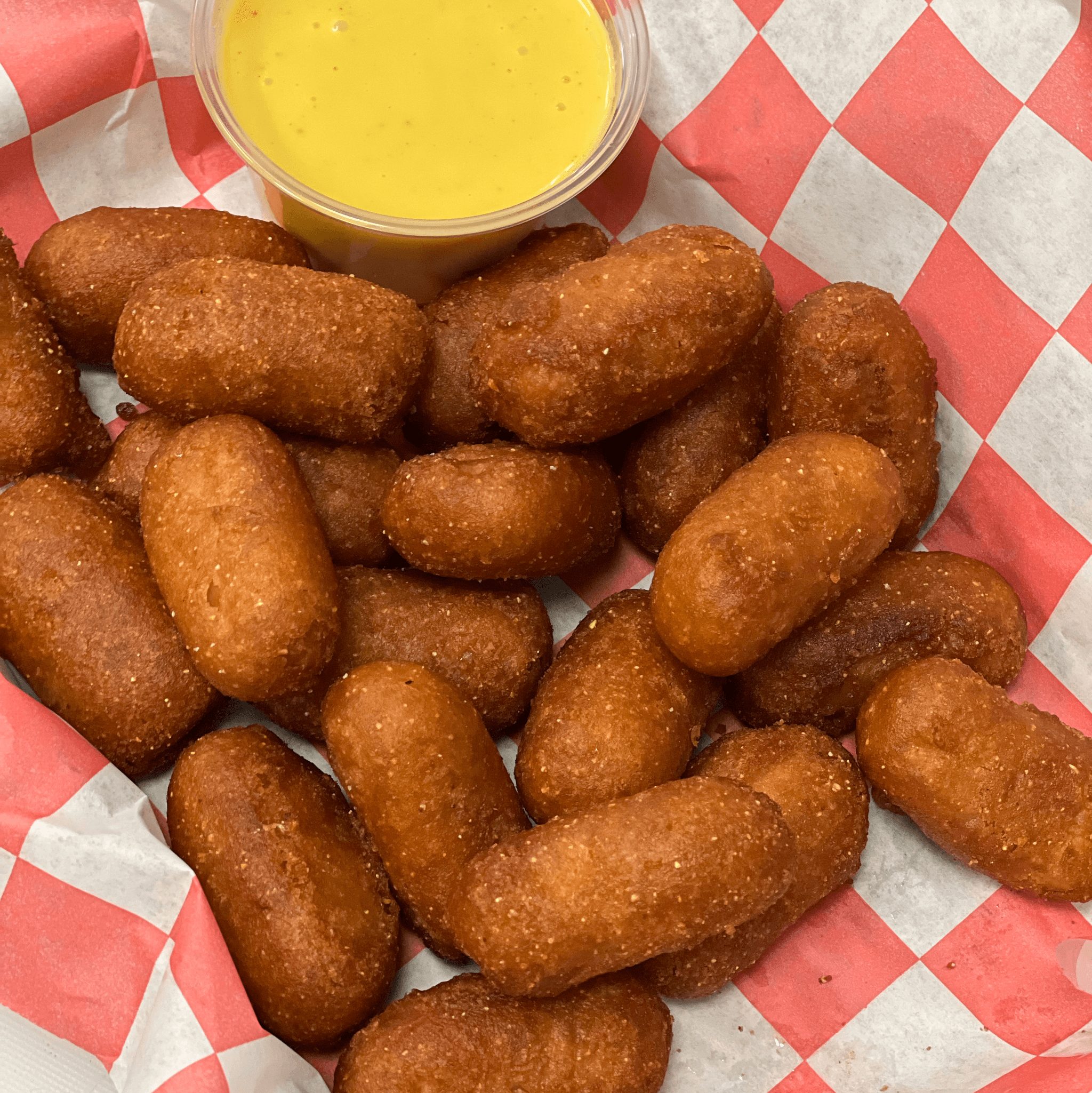 20 Mini Corn Dogs.