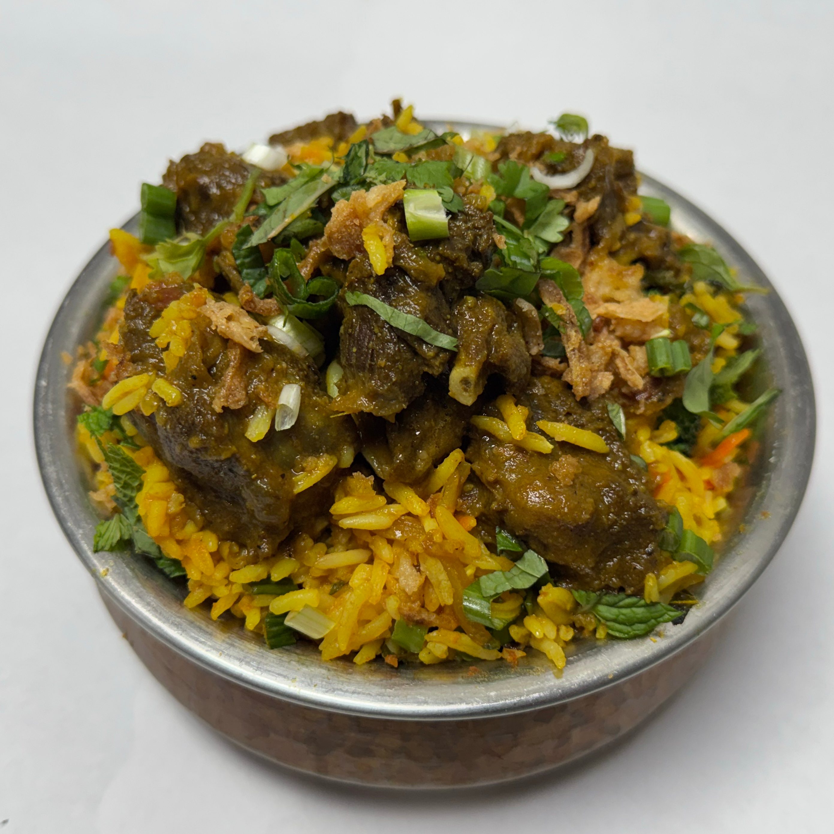 Goat Biryani.