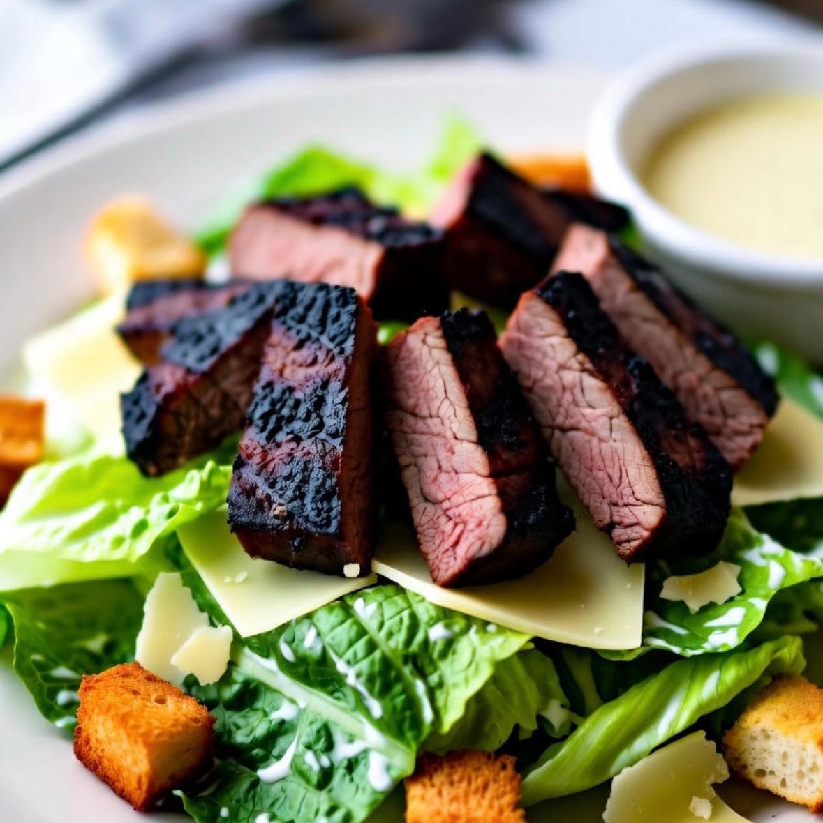 Steak Caesar Salad.