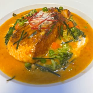Grilled Salmon Panang Curry