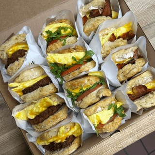 Breakfast Biscuit Sandwich Box - catering