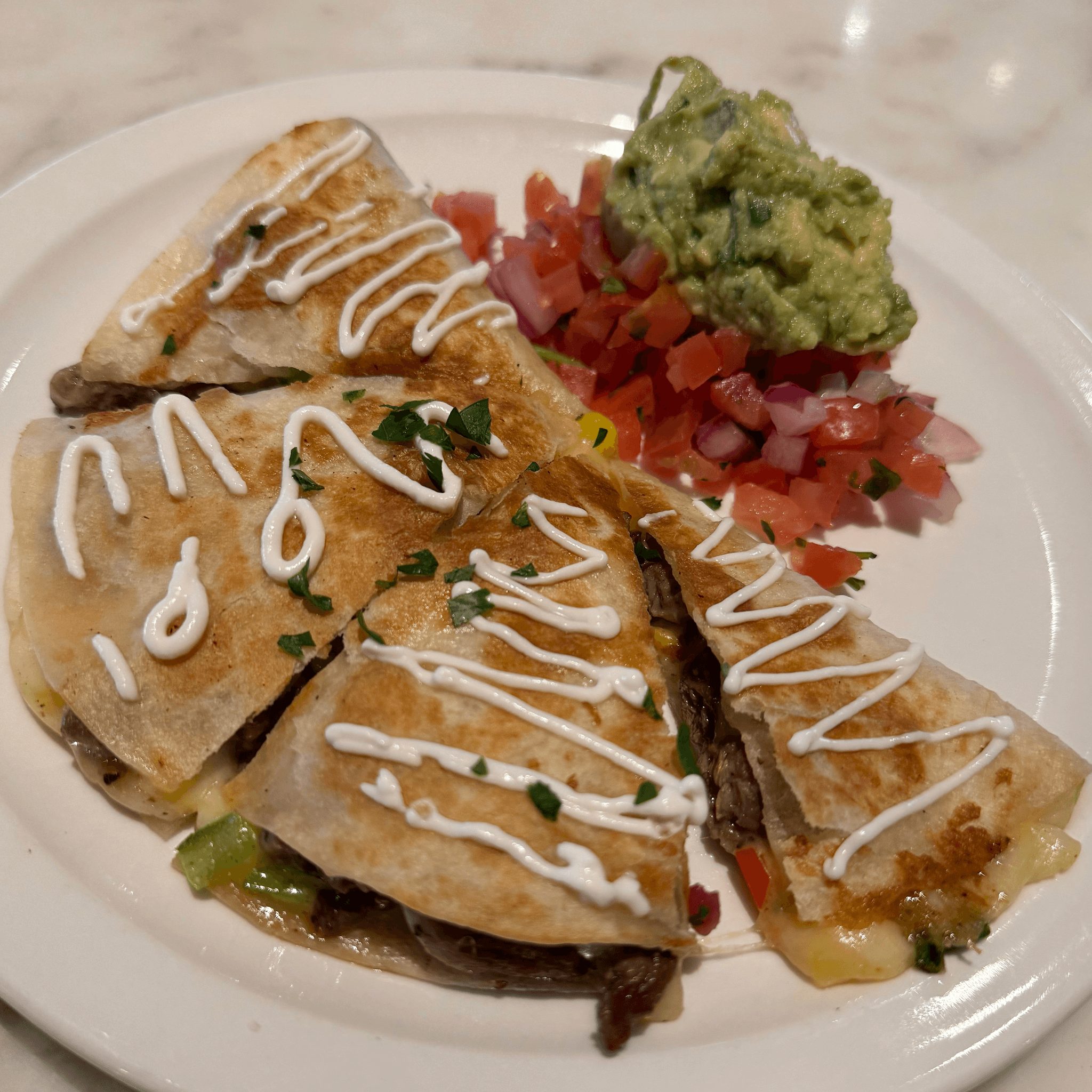 Steak Quesadilla.