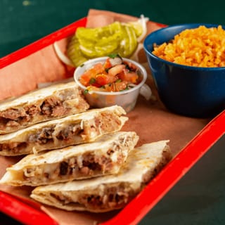 Brisket Quesadilla with 1 Side