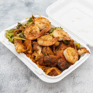 Chicken & Shrimp Combo Rice Bowl