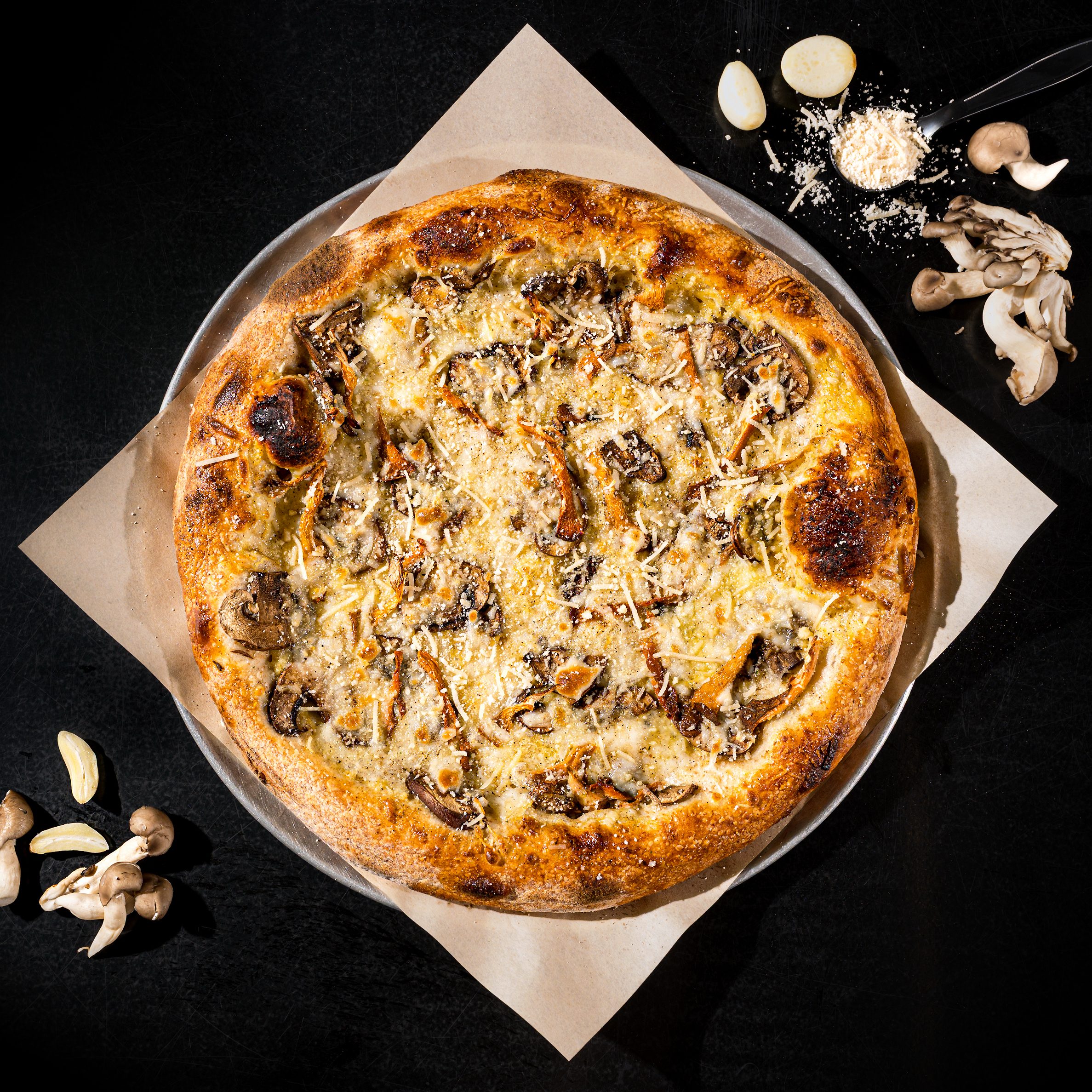 Truffle n’ Mushroom Pizza.