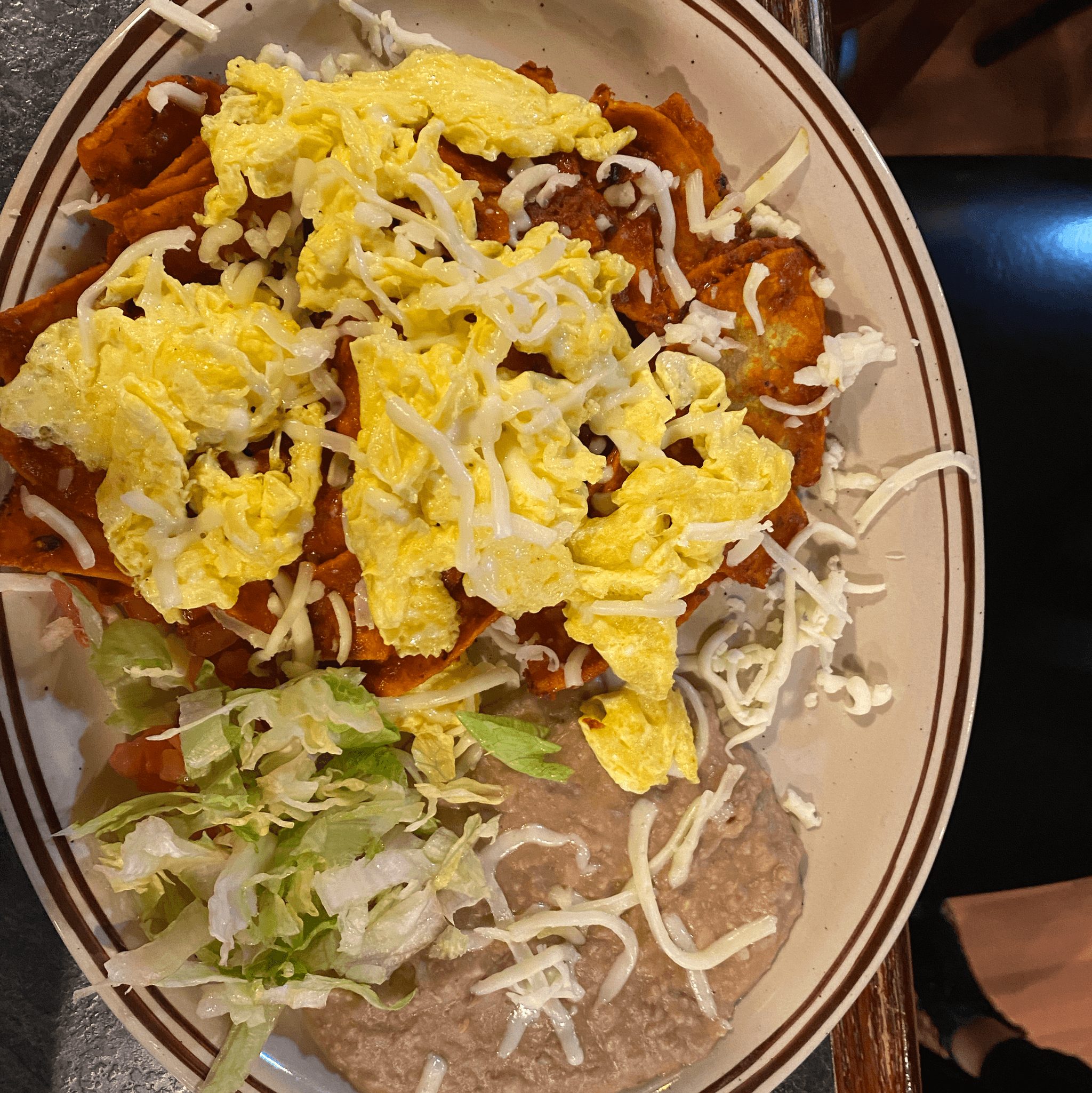 Chilaquiles Rojos.