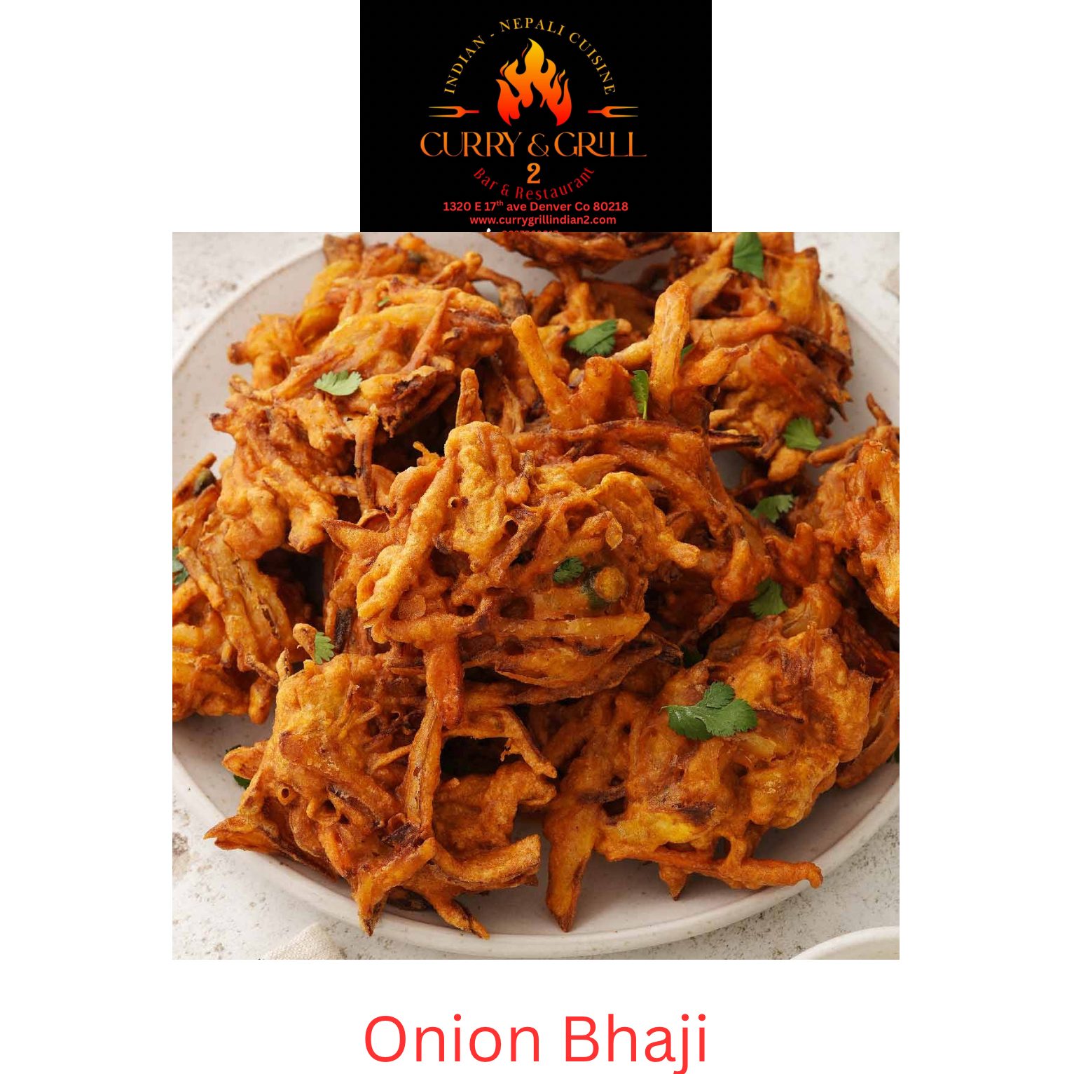 Onion Bhaji.