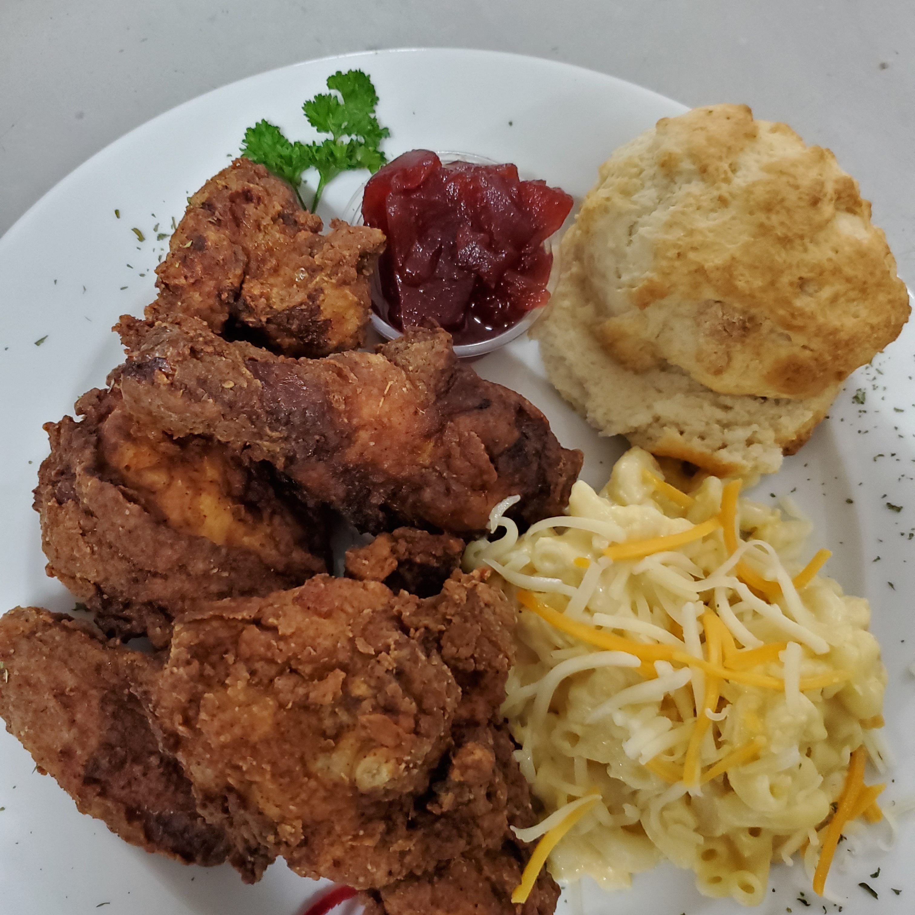 Fried Chicken Dinner.