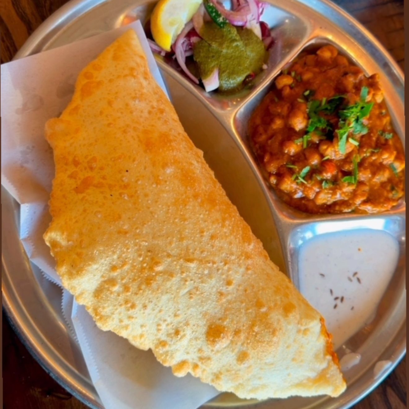 Chana Bhatura.