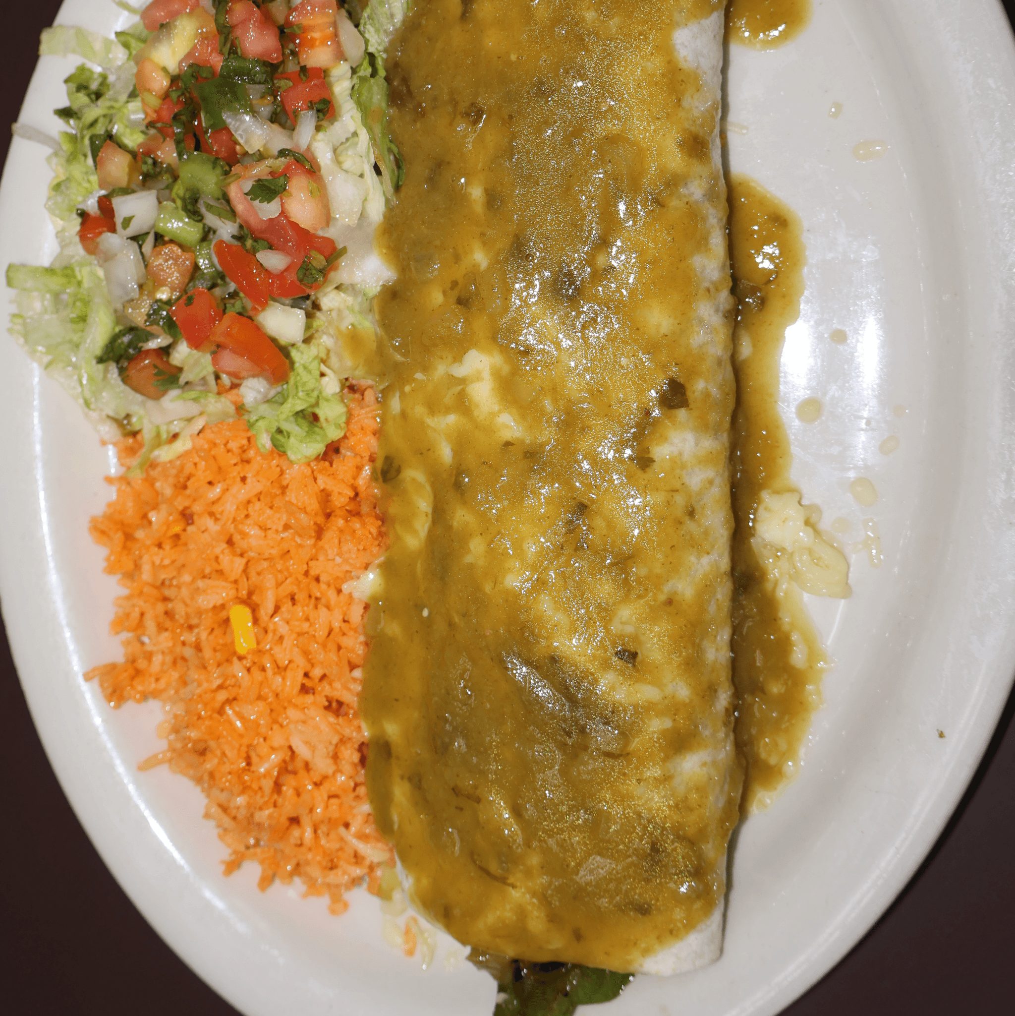 BURRITO MEXICANO LUNCH.