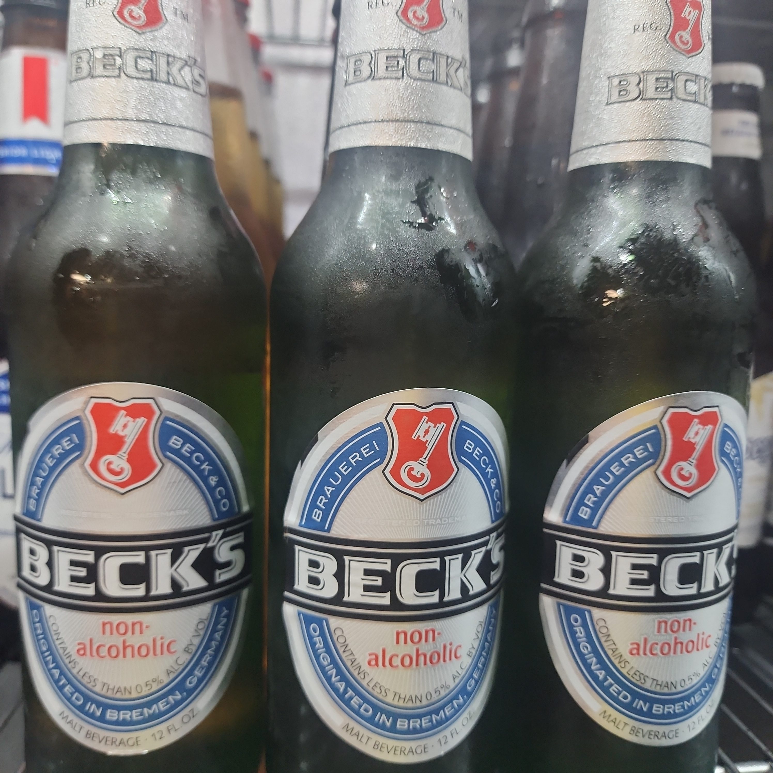 Becks Non-Alcoholic.
