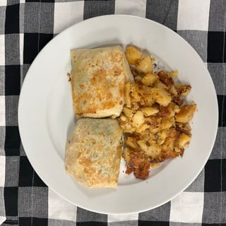 3 Eggs High Protein Breakfast Burrito