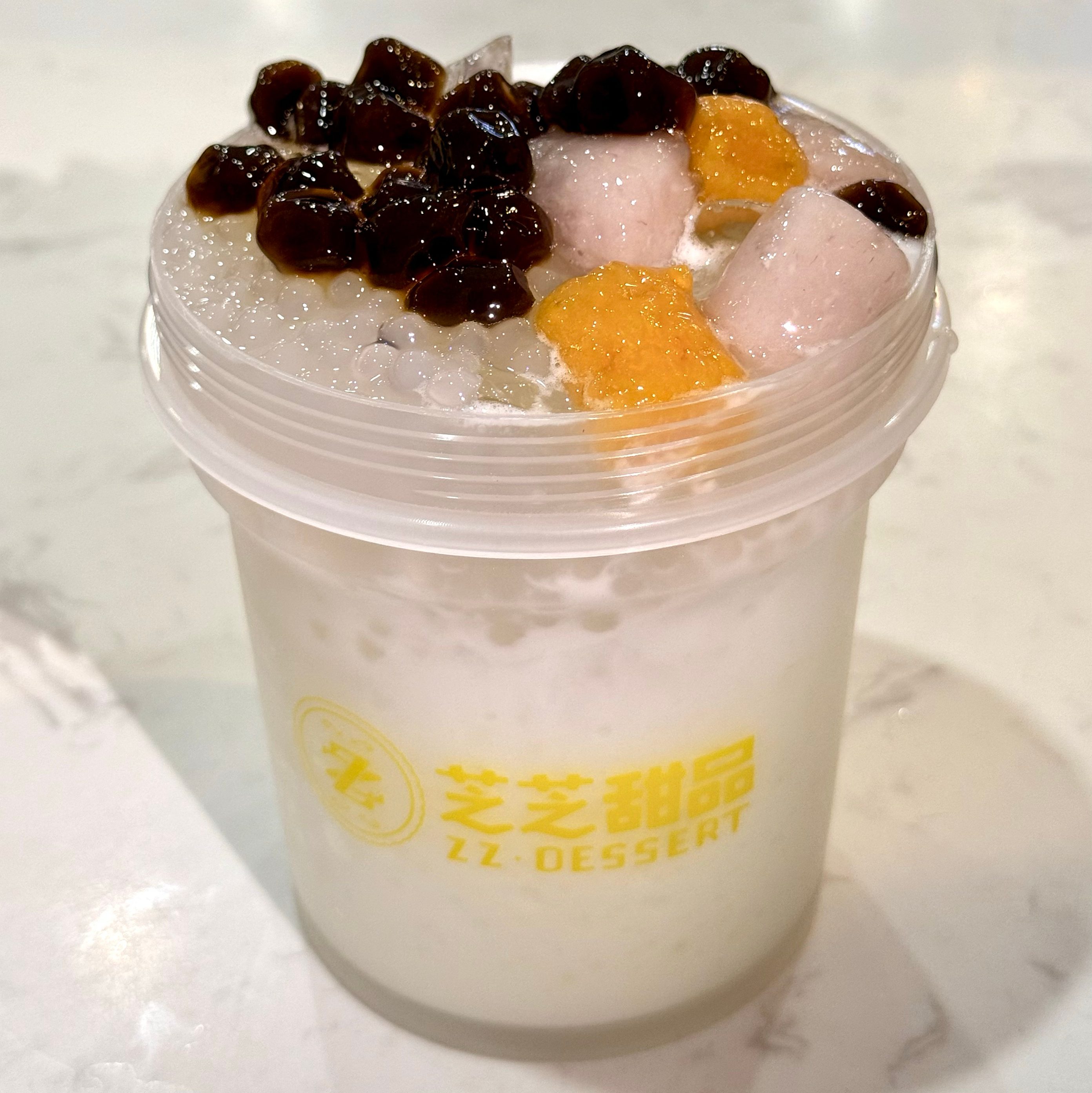 Coconut Milk Pudding Sago.