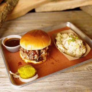 Chopped Brisket Sandwich
